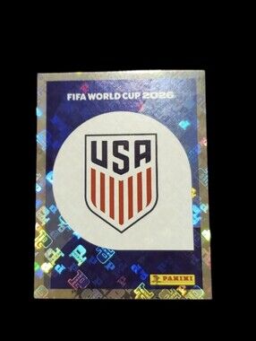 Panini World Cup 2026 Blue Team USA Shield Sticker Redemption Code USA 1